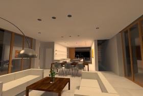 Osvětlení ve Vile, Vokovice, vizualizace