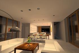 Osvětlení ve Vile, Vokovice, vizualizace