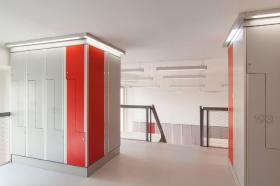 Gymnázium Jana Keplera renovace šaten