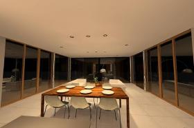 Osvětlení RD Střední Čechy, vizualizace